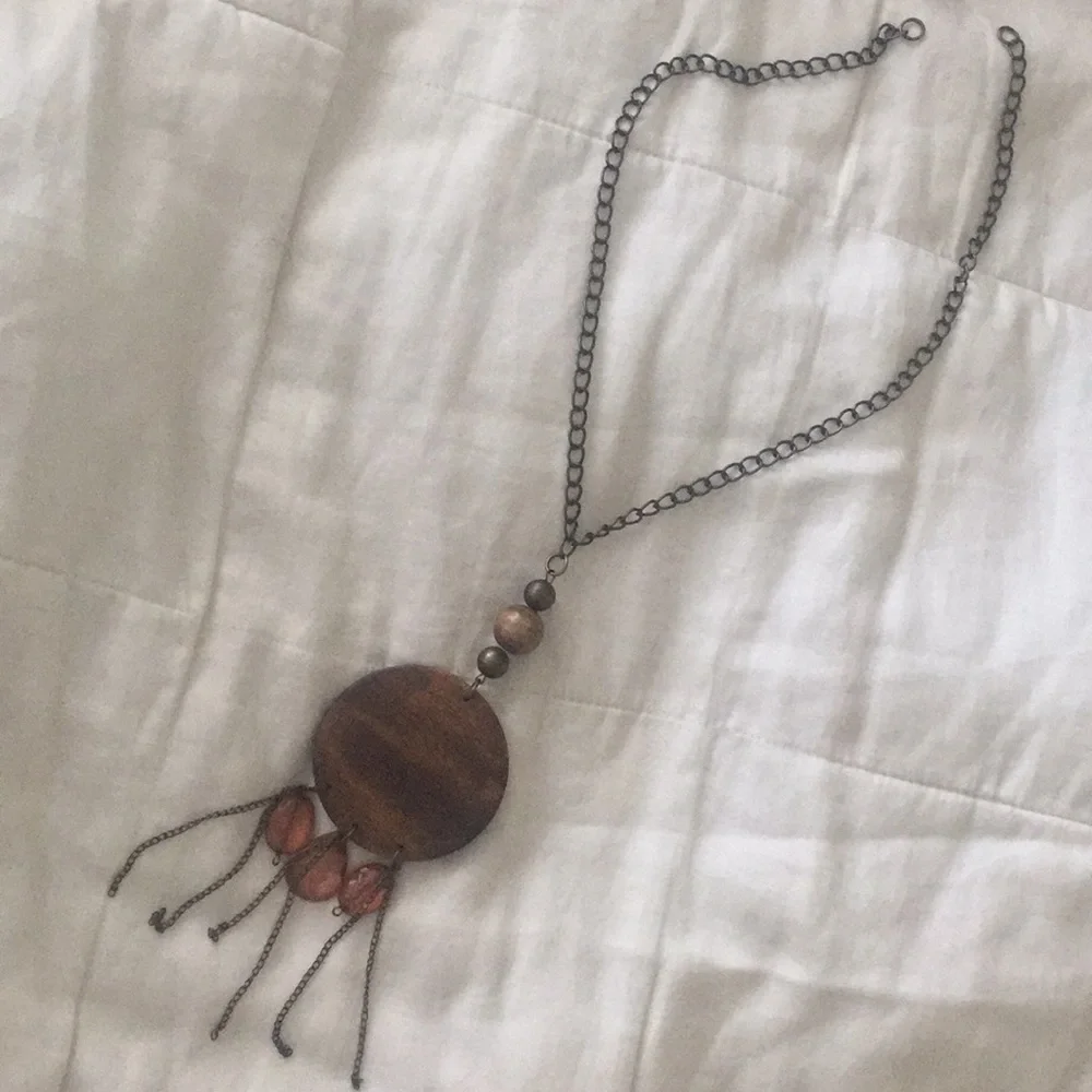 Multi-Media Shirt Necklace